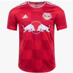 ADIDAS MENS NEW YORK RED BULLS AWAY AUTHENTIC 22/23 JERSEY SIZE XL NWT $130